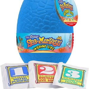 Sea-Monkeys? Egg Instant Life - World-s Only Instant Pets? - Assorted Colors - Ages 6+ (Pack of 1)